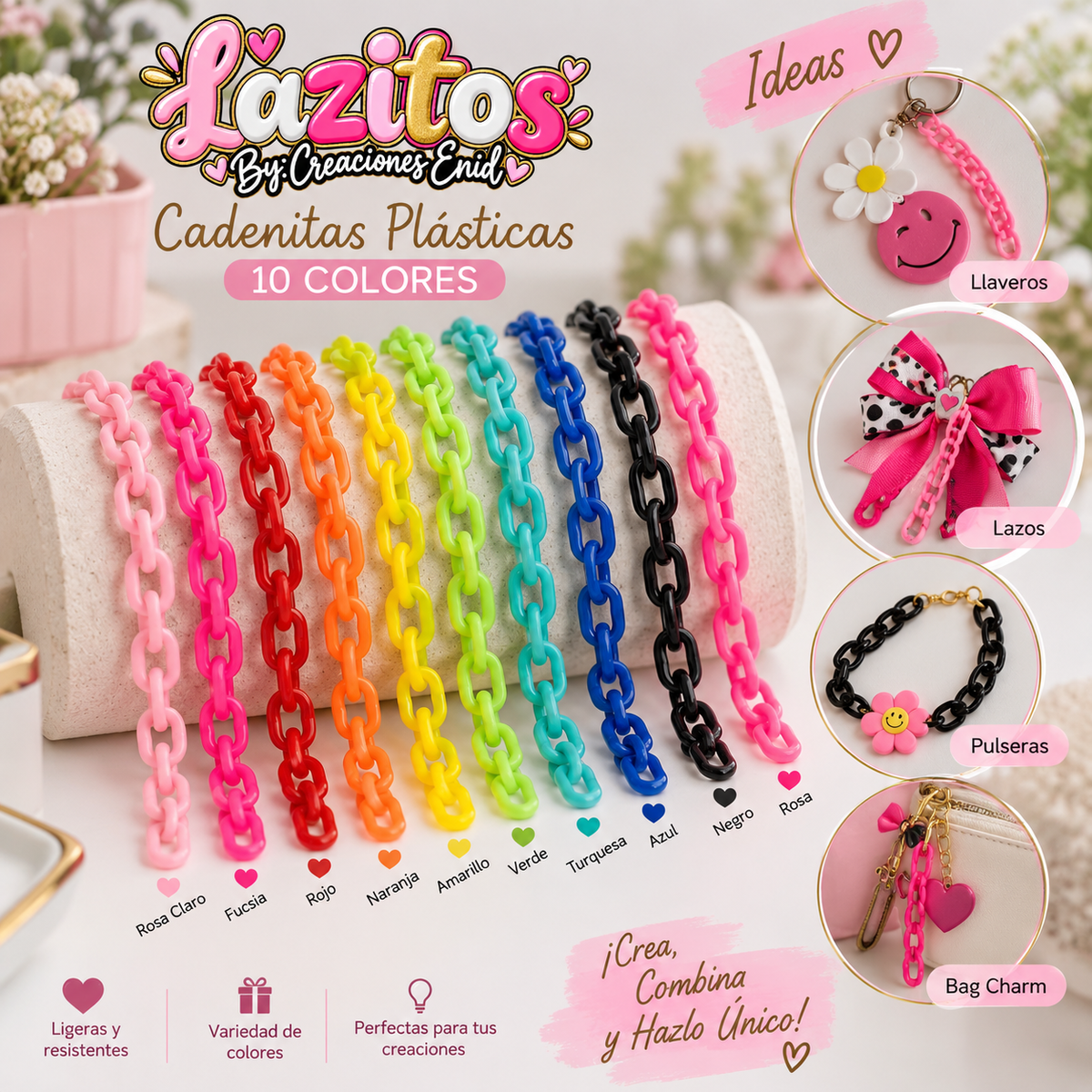 Cadenitas Plásticas