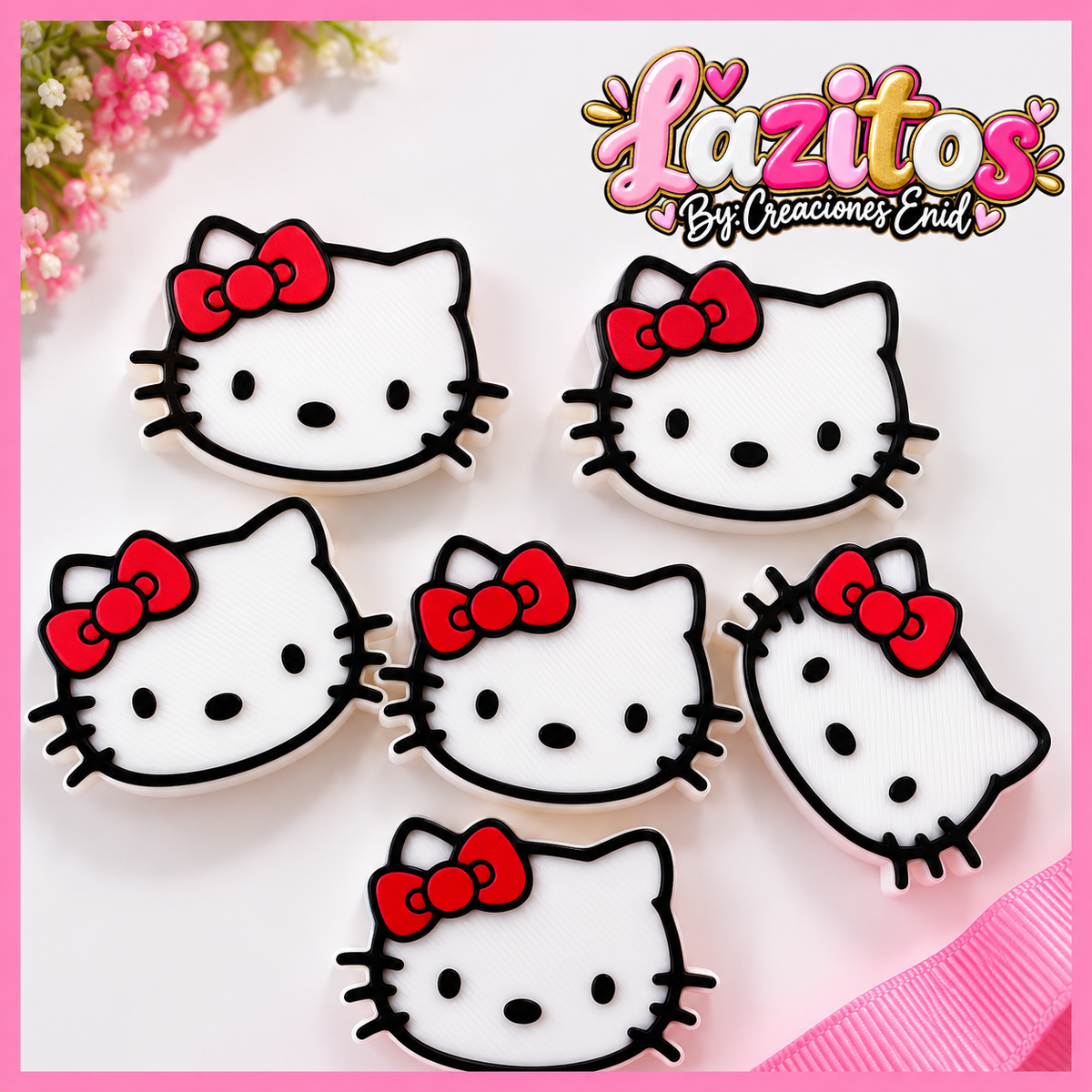 3d Hello Kitty Beads