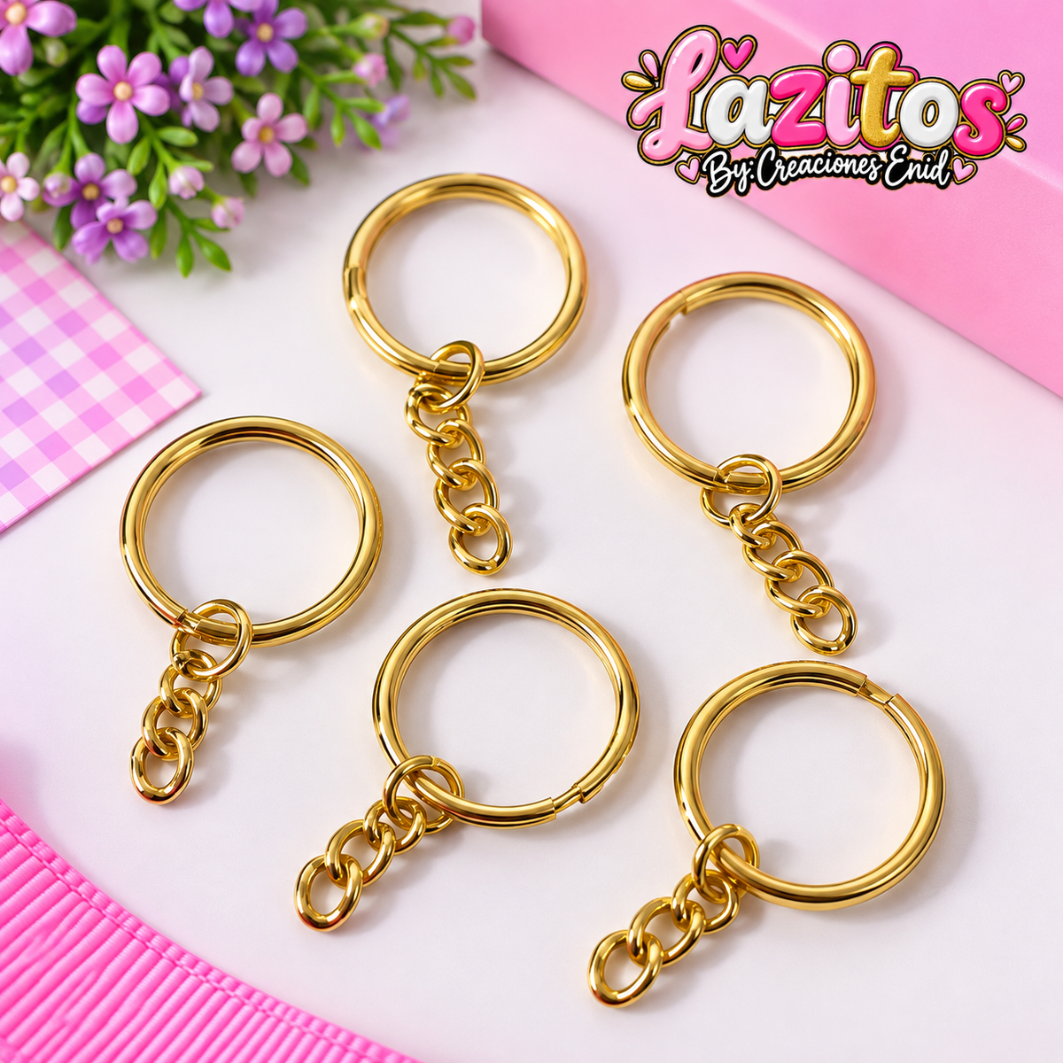 Llaveros Aros + Cadenas