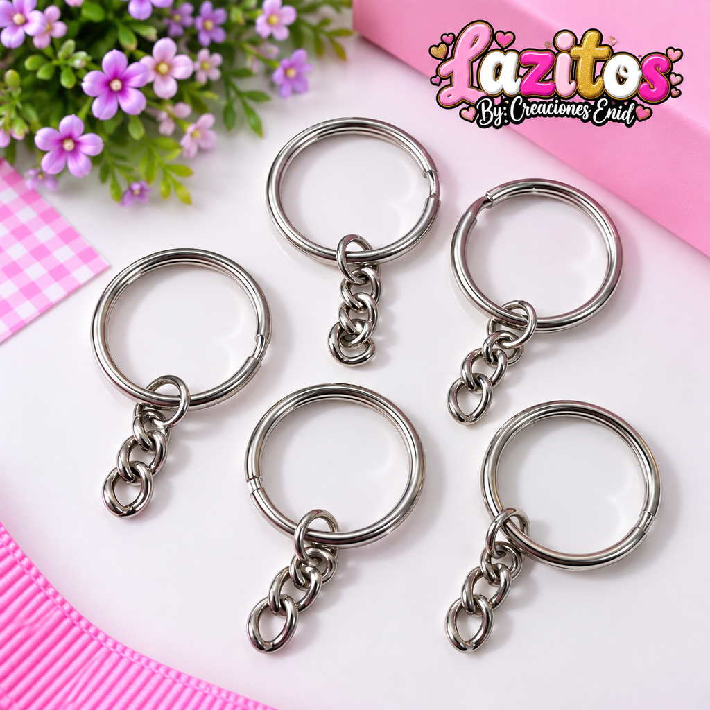 Llaveros Aros + Cadenas