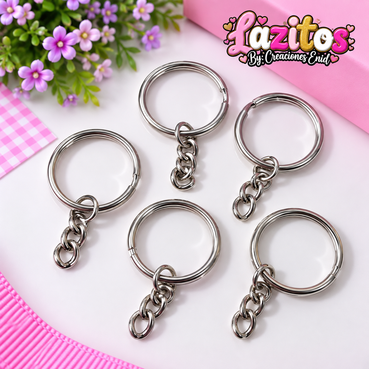 Llaveros Aros + Cadenas