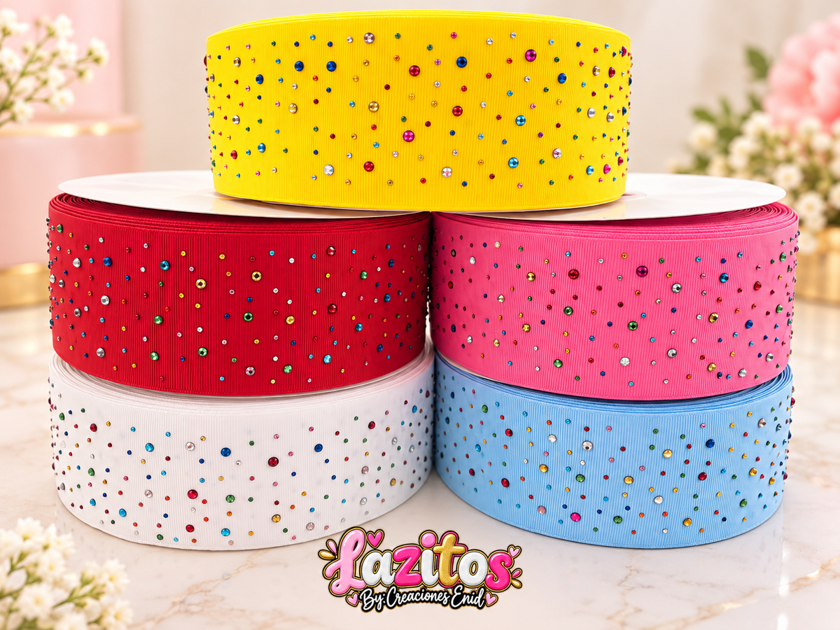 Cintas 3" de diamantes