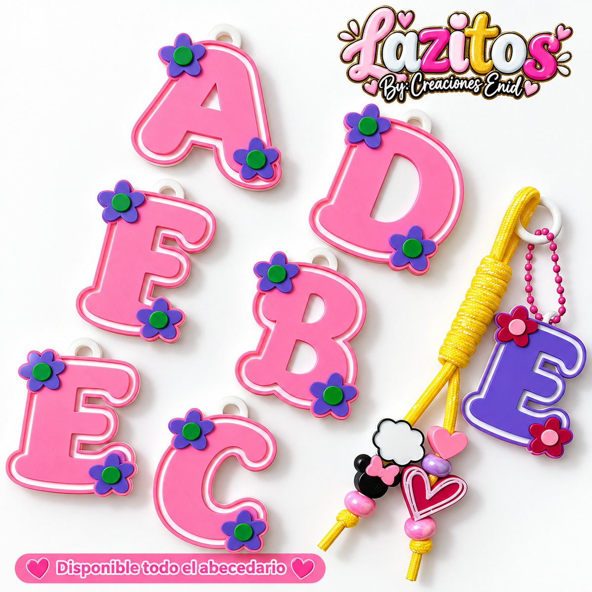 Letras Grandes Flores